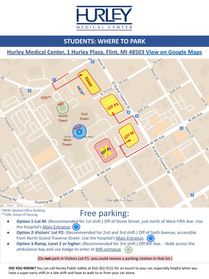 2026 student parking map