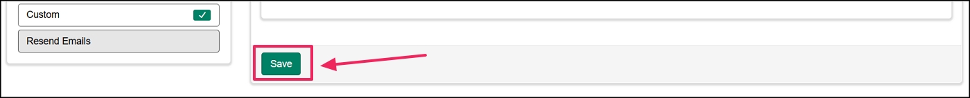 click save to save changes